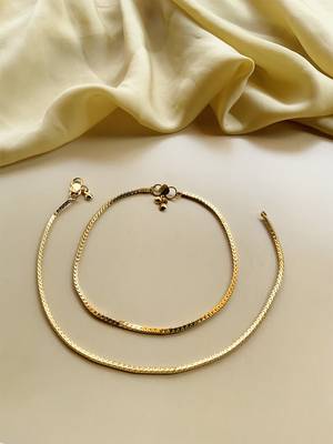 Gold anklets 1