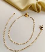 Gold anklets