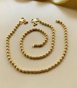 Gold anklets