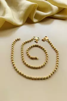 Gold anklets