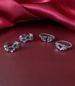 Silver toe-rings