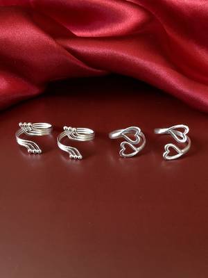 Silver toe-rings 1
