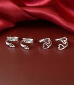 Silver toe-rings