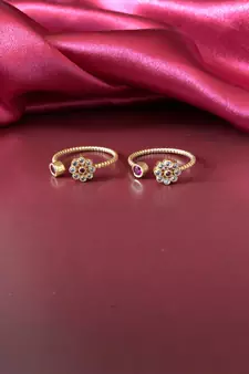 Copper toe-rings