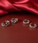 Silver toe-rings