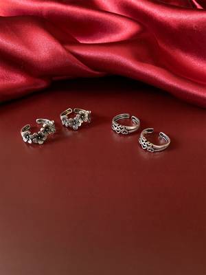 Silver toe-rings 2