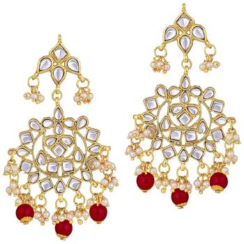 Traditional Kundan Choker Necklace Set with Earrings & Maang Tikka For Women  5