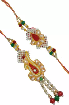 Designer Bhaiya Bhabhi Rakhi Set