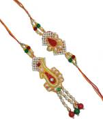 Designer Bhaiya Bhabhi Rakhi Set