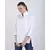 BALI HAI by PASHMA WOMEN'S RUFFLE WHITE SOLID CASUAL SHIRT