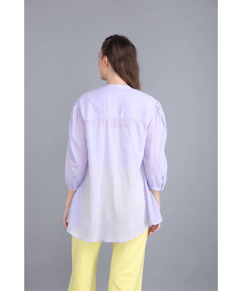 BALI HAI by PASHMA WOMEN'S BEAUTIFUL MAUVE CASUAL SHIRT