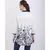 BALI HAI by PASHMA WOMEN'S BEAUTIFUL BLACK AND WHITE PRINT  CASUAL SHIRT