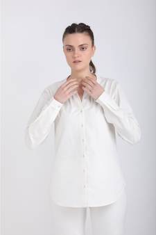 BALI HAI by PASHMA WOMEN'S BEAUTIFUL WHITE CASUAL SHIRT