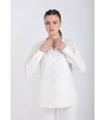 BALI HAI by PASHMA WOMEN'S BEAUTIFUL WHITE CASUAL SHIRT