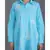 BALI HAI by PASHMA WOMEN'S BEAUTIFUL LONG  SOFT PINK EMBROIDERED CASUAL SHIRT