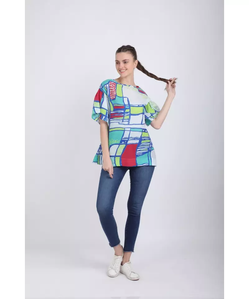 BALI HAI by PASHMA WOMEN'S PRINTED TOP