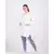 BALI HAI by PASHMA WOMEN'S  WHITE MULTI EMBRIODERY HOODY DRESS