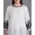 BALI HAI by PASHMA WOMEN'S  COTTON WHITE PRINTED TOP