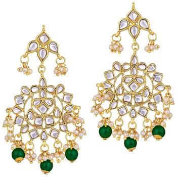 Traditional Kundan Choker Necklace Set with Earrings & Maang Tikka For Women  5