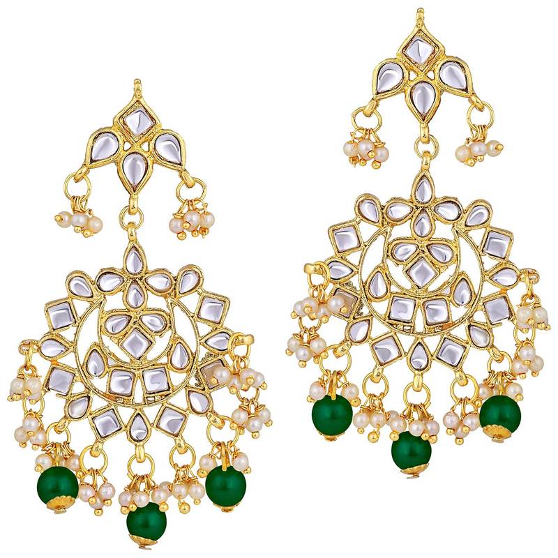 Traditional Kundan Choker Necklace Set with Earrings & Maang Tikka For Women 