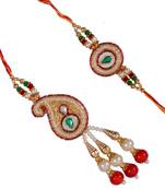 Designer Bhaiya Bhabhi Rakhi Set