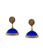 Blue jhumkas