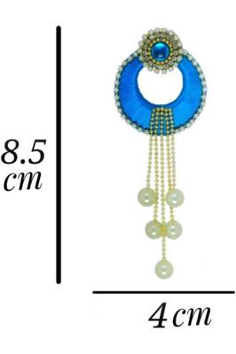 Turquoise chandbali 2
