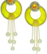 Yellow chandbali