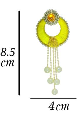 Yellow chandbali 2