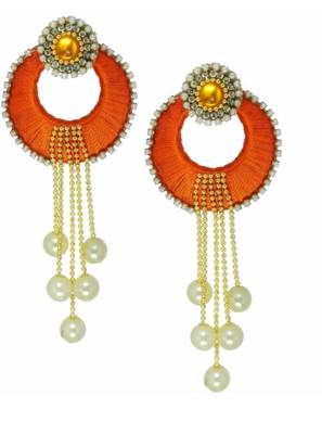 Orange chandbali 1