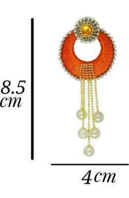 Orange chandbali 2