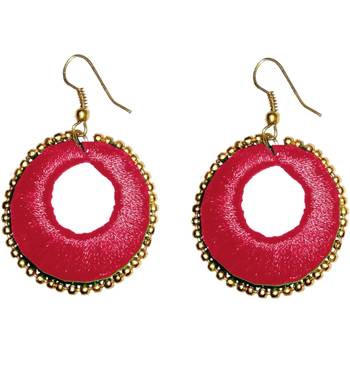 Pink chandbali 2