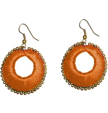 Orange chandbali 2