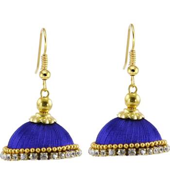 Blue jhumkas 1