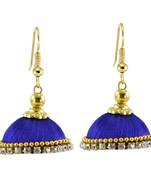 Blue jhumkas