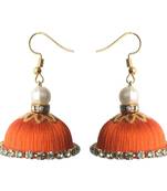Orange jhumkas