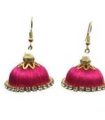 Pink jhumkas