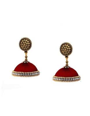 Red jhumkas 1