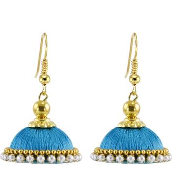 Blue jhumkas 1
