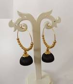 Black jhumkas