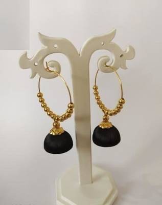 Black jhumkas 2