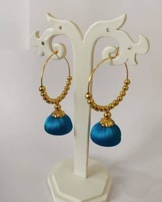 Blue jhumkas 1