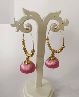 Pink jhumkas 2