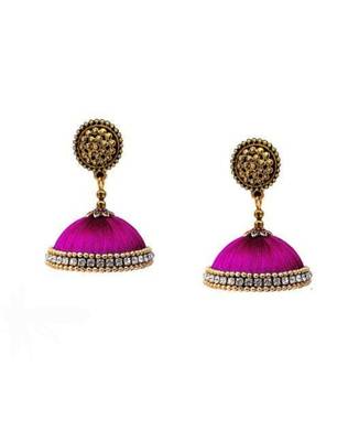 Pink jhumkas 1