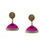Pink jhumkas