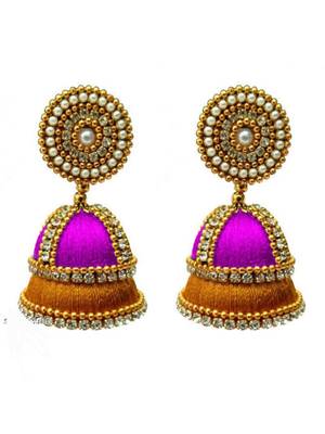 Multicolor jhumkas 1