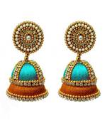 Multicolor jhumkas