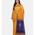 Mustard Jamdani Work Cotton Silk Handloom Saree With Blouse