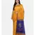 Mustard Jamdani Work Cotton Silk Handloom Saree With Blouse