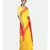 Yellow Plain Work Khadi Cotton Handloom Saree With Blouse